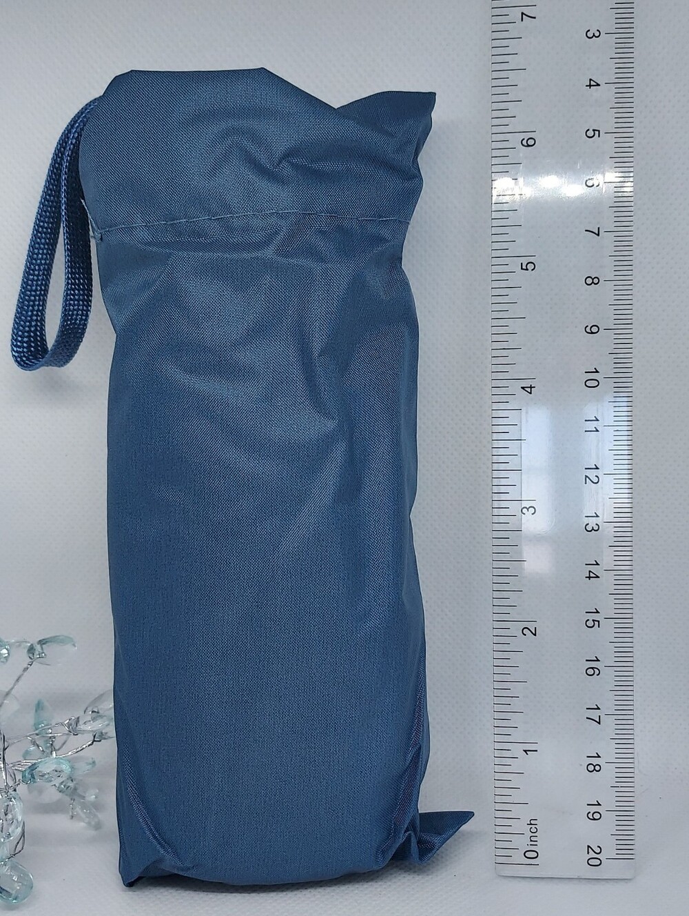 Compact Blue 6 Inch Travel Umbrella - Folding Pocket Umbrella UPf50 NWT - Picture 4 of 9